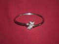 Beautiful silver color armlet w/ clear stones (AT11005)