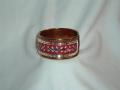 Tell me more about Wide metal bracelet for adults /w clear stones (BTKA005)
