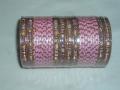 Set of 48 metal bangles in assorted colors (BLAS4801)