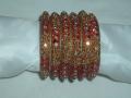 Fancy Indian metal bangles for adults, size 2/8 XL (BLKD005)