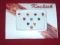 Stylish stone bindis in assorted colors (BIKA01002)
