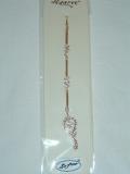 Gold color Indian mang tika with clear stones (MTBA002)