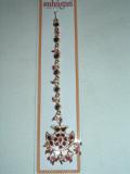 Indian fashion mang tika w/ dark red stones (MTSU007)