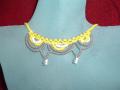 Handmade bead necklace with earrings (NS02001)