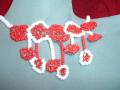 Handmade bead necklace with earrings (NS04001)