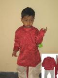 Tell me more about Bandhni Ready-to-wear Indian dhoti kurta for kids (DK45003)
