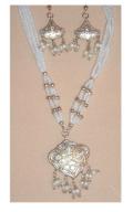 Indian jewellery, Mina-work necklace set (FJTJ350001)