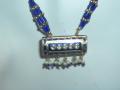 Indian jewellery, colorful Mina-work necklace set (FJTJ350001)