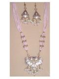 Indian jewellery, Mina-work necklace set (FJTJ350001)
