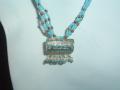 Indian jewellery, Mina-work necklace set (FJTJ350003)