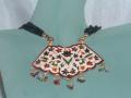 Rajasthani Jewelry, Handmade White Minakari Necklace (MA008) Rajasthani Jewelry, Handmade White Minakari Necklace (MA008)
