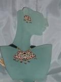 Rajasthani Jewelry, Handmade White Minakari Necklace (MA008)