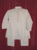 Kids Cotton kurta pajama with embroidery (KP12501) Kids Cotton kurta pajama with embroidery (KP12501)