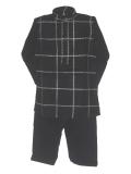 Tell me more about Black cotton kurta pajama for boys (KP21003)