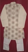 Tell me more about Cotton embroidered kurta pajama for kids (KP29504)