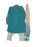 Tell me more about Blue kurta pajama for kids /w embroidery (KP29506)