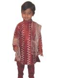 Tell me more about Festive maroon kurta pajama with dupatta (KP45008)