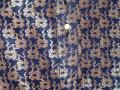 Dark blue & gold Indian kurta pajama w/ dupatta (KP46503)