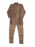 Maroon & green Indian kurta pajama for teenagers (KP46505)