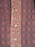 Brown embossed kurta pajama with embroidery (KP55006)