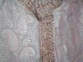 Brown-gold jamawar kurta pajama for boys (KP55011)