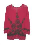 Printed Indian kurti/tunic/top in georgette (KR15066)