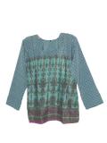 Tell me more about Gorgeous french crepe blue printed kurti / tunic (KR20012)