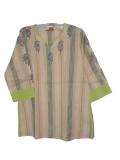 Embroidered casual cotton kurta/Indian tunic (KRSB10012)