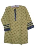 Tell me more about Lime green cotton kurta/Indian tunic for women (KRSB10017)