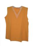 Tell me more about Cotton sleeveless kurti/Indian tunic for women (KRSB10036)
