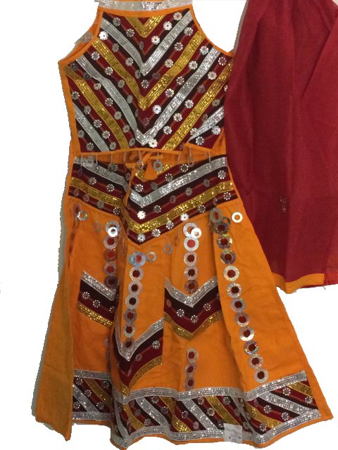 Halter Neck Traditional Cotton Chaniya Choli For Girls Halter Neck Traditional Cotton Chaniya Choli For Girls