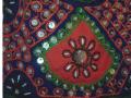 Cotton backless orange & blue kids garba outfit (GL0676)
