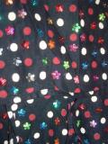 Dandiya outfit,Black Indian Dance Costume w/ Heavy Work (GL0909)