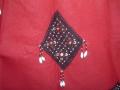 Black & red traditional Gujarati lacha (GL1106)