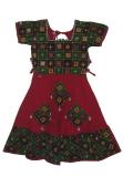 Tell me more about Traditional Indian gujarati chaniya choli w/ jute work (GL1118)