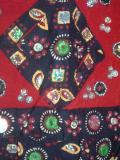 Cotton chaniya choli in black & red w/ mirror work (GL1206)