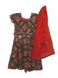 Tell me more about Dandiya outfit, Traditional Indian lacha /w sequin work (GL1401)