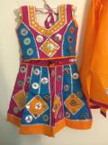 Tell me more about Traditional Cotton Chaniya choli, girls garba outfits (GL1504)
