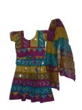 Kids Navratri Dress, Cotton Chaniya Choli for Garba (GL1601) Kids Navratri Dress, Cotton Chaniya Choli for Garba (GL1601)