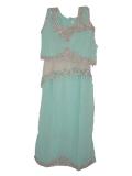 Tell me more about Sea green lehenga choli with bead work (LC2201)