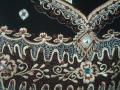 Black embroidered lehenga choli with sequins & mirrors (LC2401)