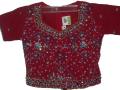 Kids Lehenga Choli, Maroon  w/ Kundan & Sequins Work (LC2509)