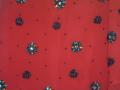 Red lehenga choli embellished with kundan & sequins (LC2510)
