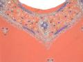 Festive orange lehenga choli with zari work (LC2608)