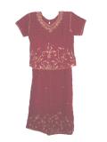 Maroon lehenga choli w/ heavy work(LC2901)
