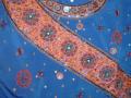 Blue crepe silk lehenga choli /w zari & mirror work (LC3207)