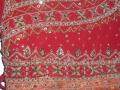 Stunning lehenga choli in red /w kundan & zardosi work (LC3303)