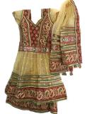 Fancy Gold Sharara Style Lehenga for Little Girls (LC45002) Fancy Gold Sharara Style Lehenga for Little Girls (LC45002)