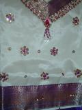 Kids pavadai, South Indian purple pattu lehenga (PV32523)