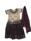 Kids Pavada, South Indian pattu lehenga choli (PV34016)